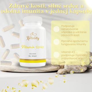 Vitamín D3 + K2: Synergia pre Kosti a Imunitu Vitamín D3 a K2 tvoria kľúčovú dvojicu pre zdravie pohybového a imunitného...