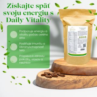Daily Vitality je výborná voľba, ak chcete dať telu základné množstvo všetkých vitamínov a minerálov, ktoré potrebuje....