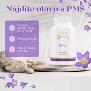 PMS – Predmenštruačný syndróm je špeciálne navrhnutý doplnok stravy, ktorý pomáha zmierniť nepríjemné príznaky spojené s...