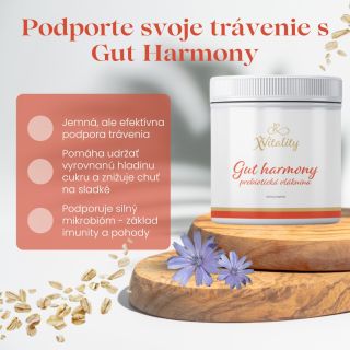 Gut Harmony: Palivo pre Vaše Črevo Už Vás nebaví nepravidelné trávenie a nafukovanie? Gut Harmony je unikátna zmes...